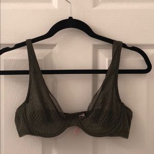 Olive Green Victoria’s Secret Bralette